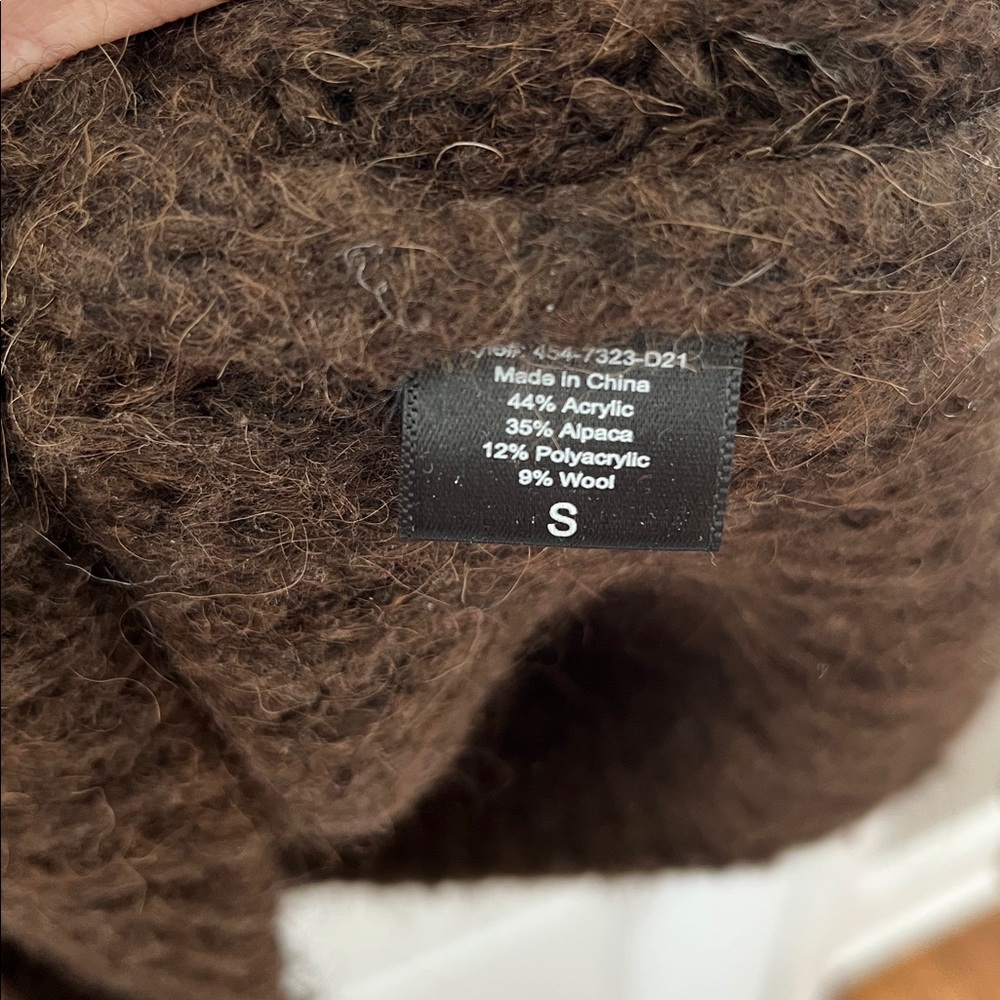 NWT! Jenni Kayne Cocoon Cardigan Cocoa Brown Size Small - Picture 5 of 5